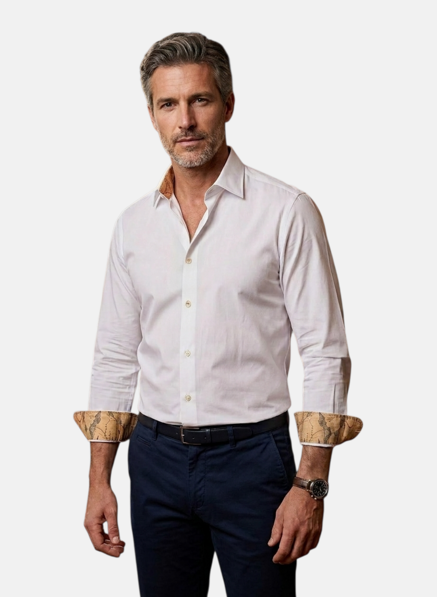 Camicia Manica lunga Uomo Alviero Martini   25EU11305UE43