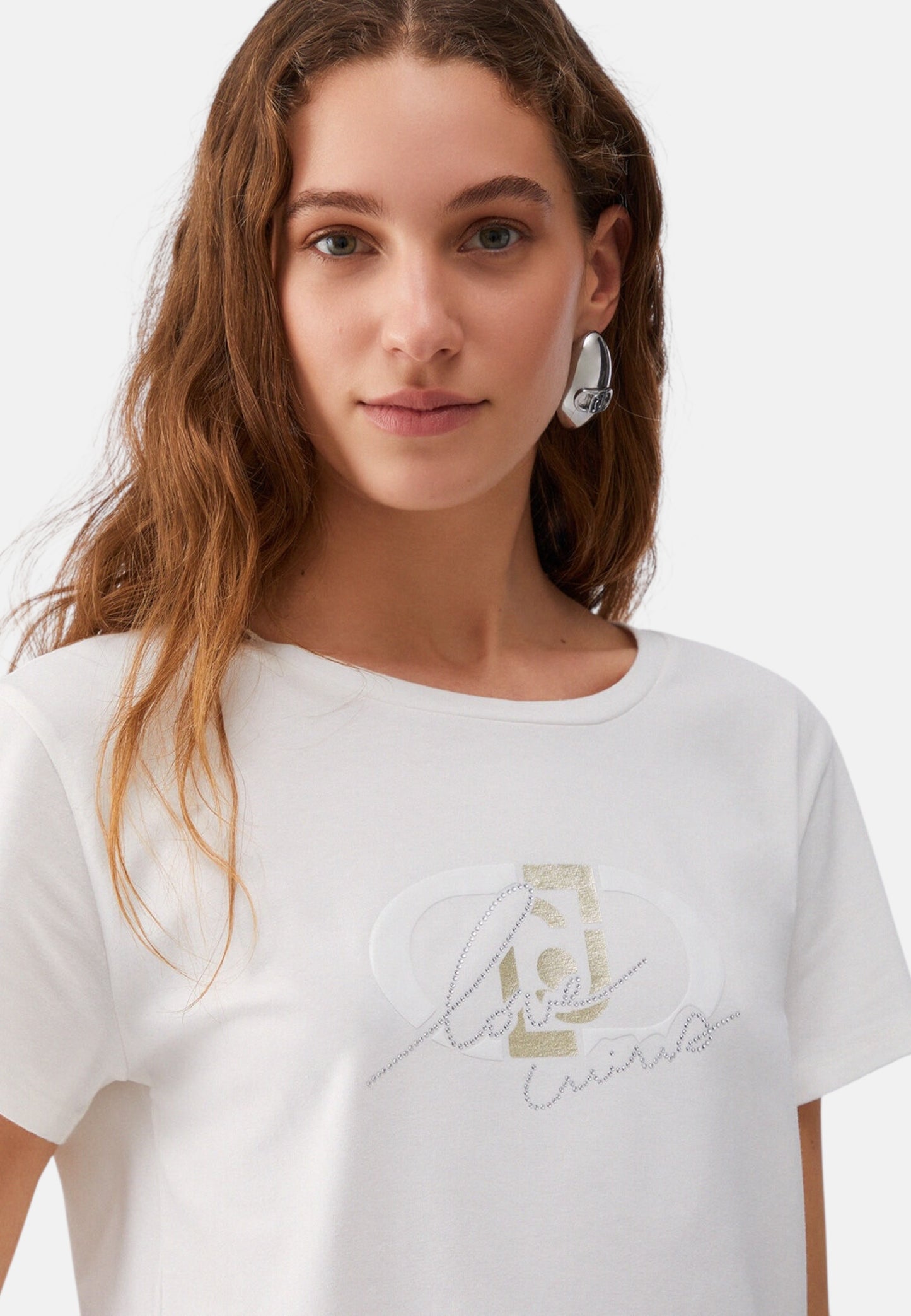 T-Shirt Manica Corta Donna Liu Jo Love Eco Line TA6287JS003