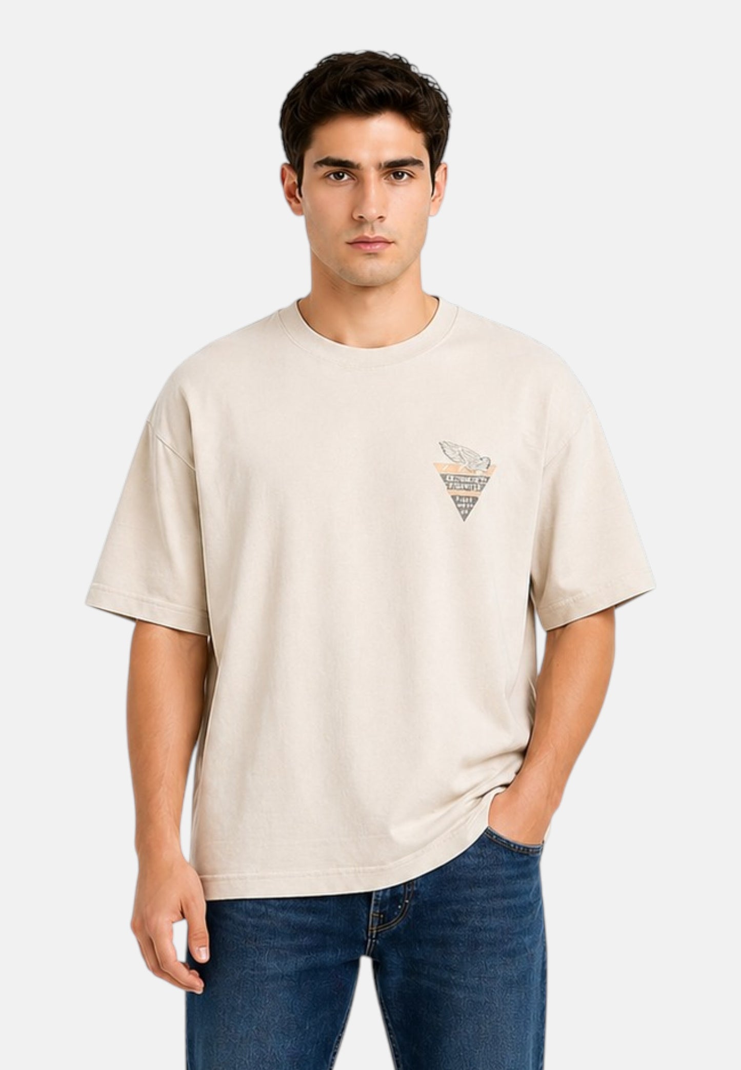 T-Shirt Manica Corta Uomo Guess  Go Graphic Boxy M6RI56K8FQ4