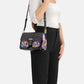 Borsa A Spalla Donna Braccialini A Spalla, Tracolla removibile e regolabile, Chiusura con clip, Due tasche interne, una con zip e una aperta, Stampa graffiti ispirata alla street art, Dimensioni: 20 x 8.5 x 18 Cm Queen B19300TY