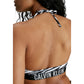 Bikini Pezzo Sopra Donna Calvin klein  Bandeau-Rp-Print KW0KW02119