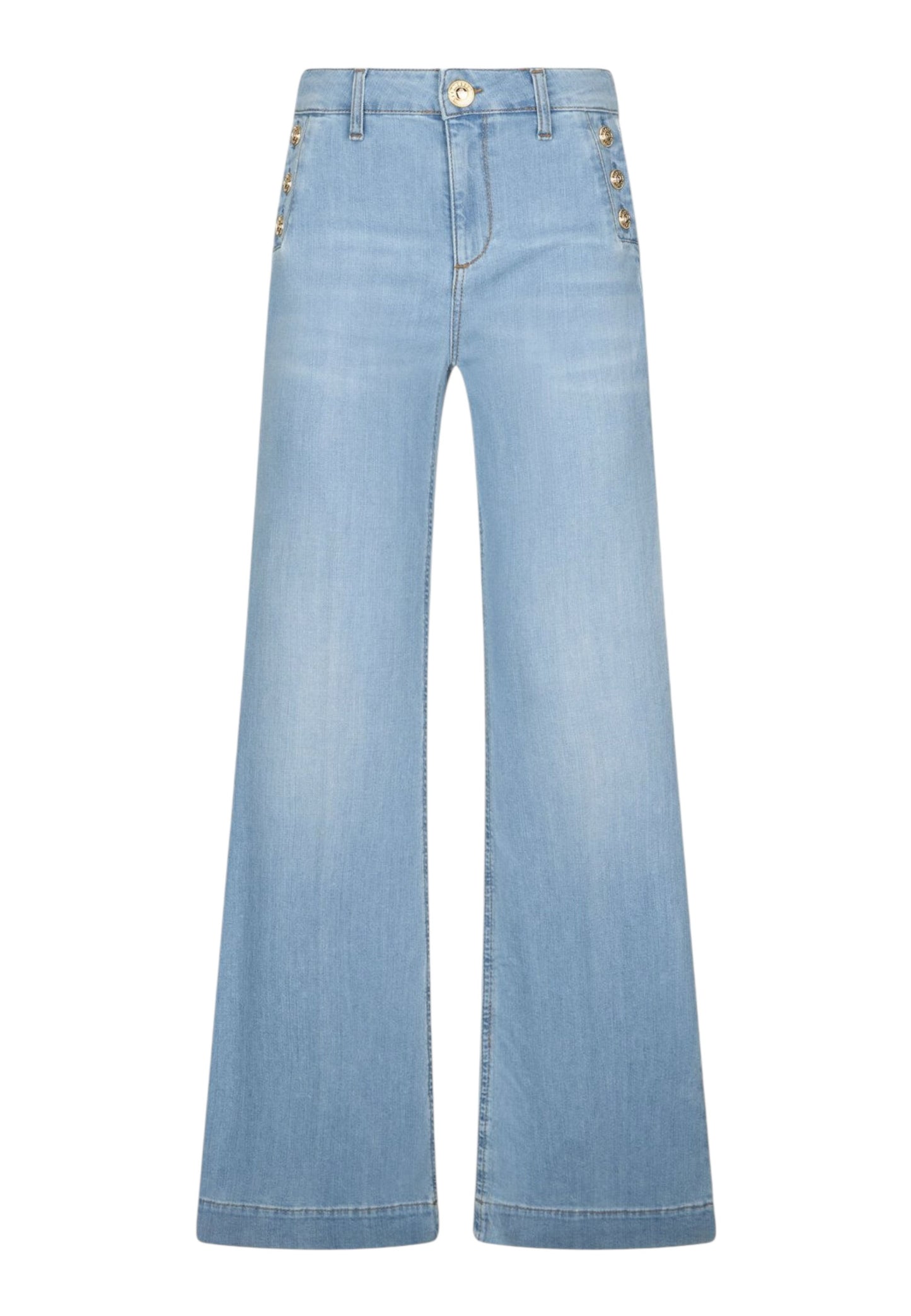 Jeans Flare Fit Donna Liu Jo Vita Alta Flare Button UA6162D0275