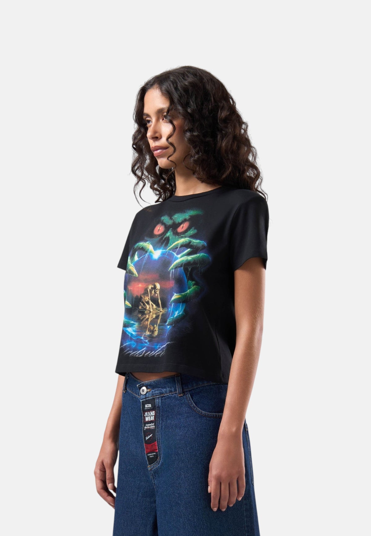 T-Shirt Manica Corta Donna Gcds   C2WBQC182J110