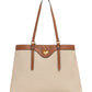 Borsa A Spalla Donna Pollini Big Double Handle In Canvas Drop Bag SC4535PP1OSD1