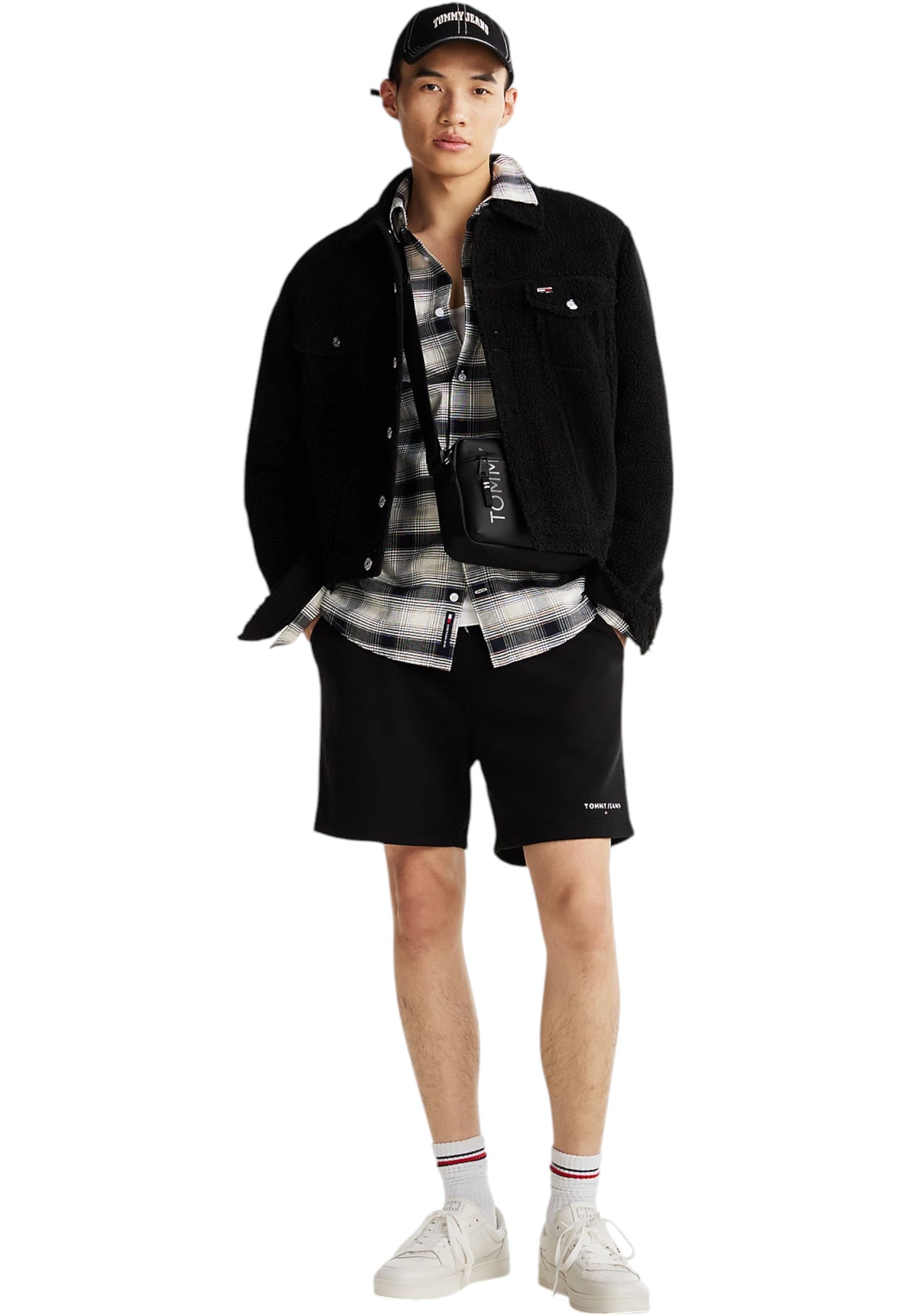 Pantaloncini  Uomo Tommy Jeans In Felpa Tjm S Flag Beach
