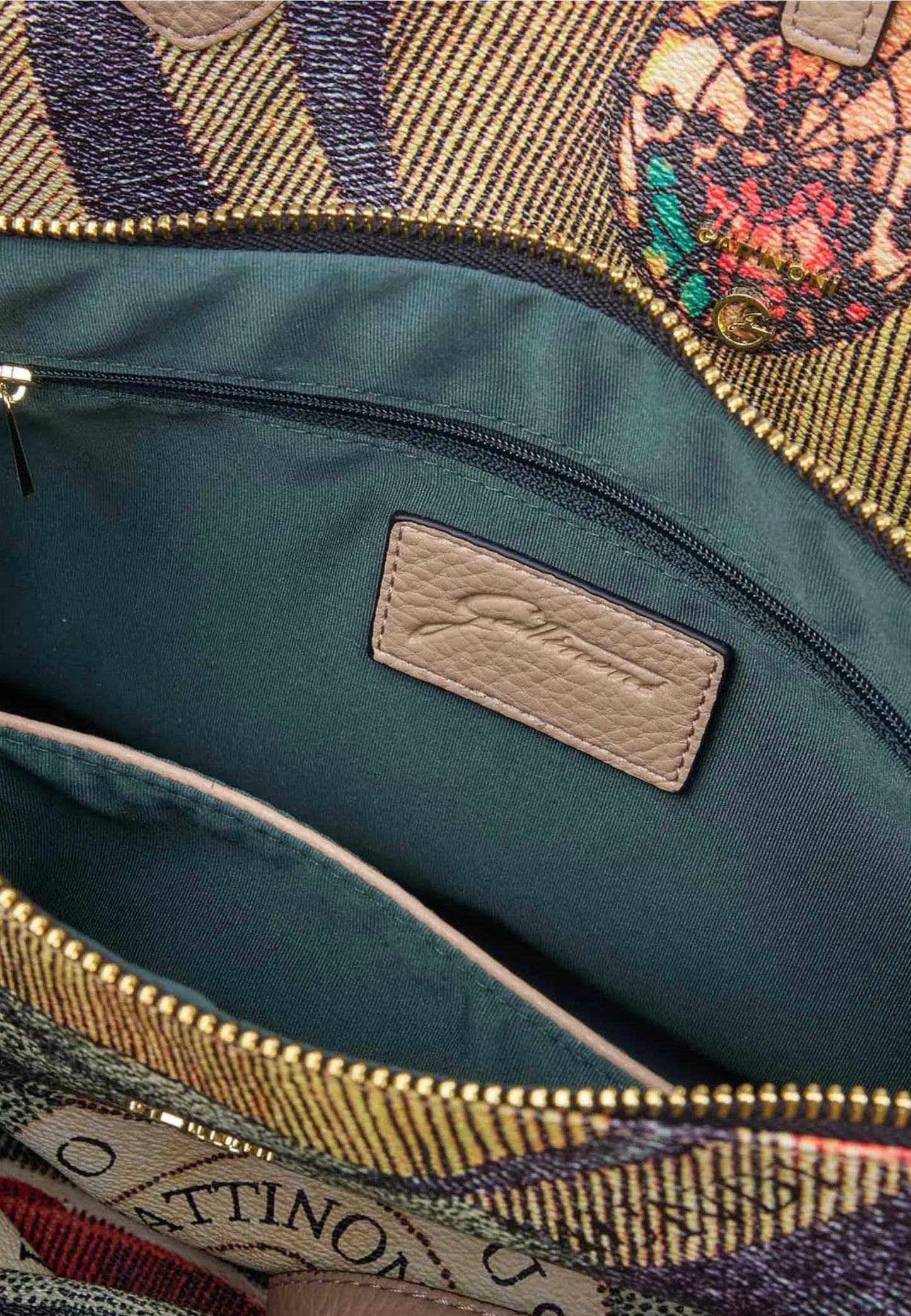 Borsa A Spalla Donna Gattinoni Small Doppio Manico Reversibile Con Pochette Estraibile Planetarium BIGP58171WVW