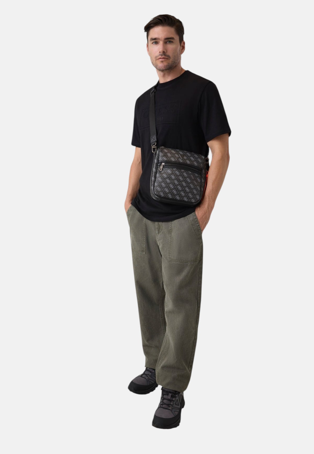 Borsa A Tracolla Uomo Guess Crossbody 2 Milano HMMILOP5417
