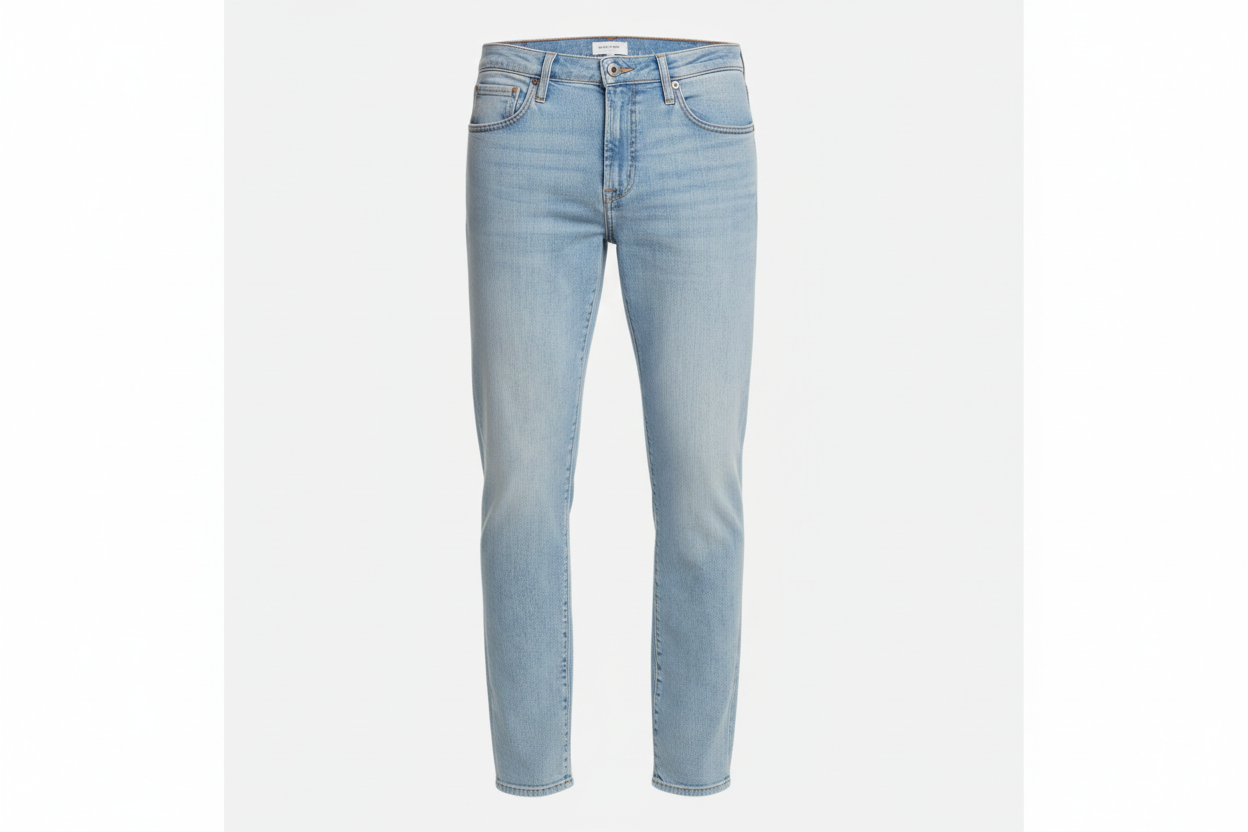 Jeans Skinny Fit Uomo Gas Stone Medium Light Sax Zip Rev 351450030160