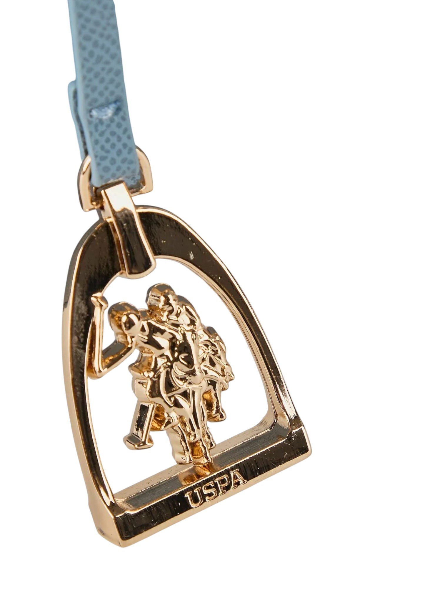 Borsa A Spalla Donna U.S. Polo Assn. Small Hobo Con Chain Poliuretano Sky Jones BEUJE8663WVP
