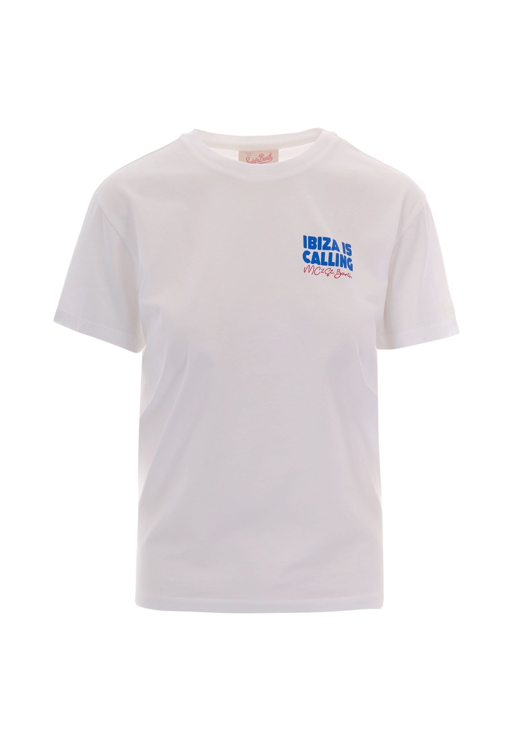 T-Shirt Manica Corta Donna Mc2 Saint Barth Ibiza Calling Emilie EMI0001