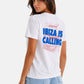T-Shirt Manica Corta Donna Mc2 Saint Barth Ibiza Calling Emilie EMI0001