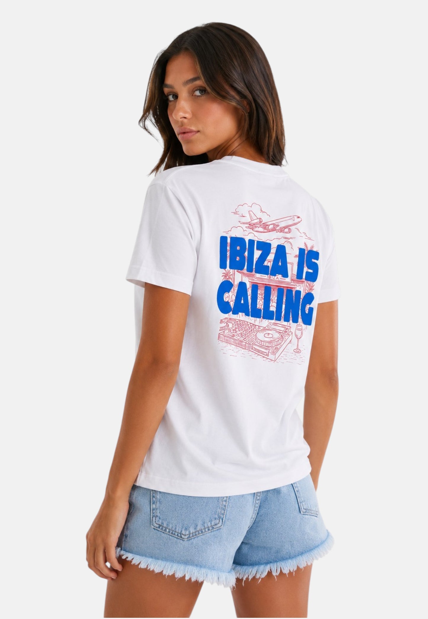 T-Shirt Manica Corta Donna Mc2 Saint Barth Ibiza Calling Emilie EMI0001