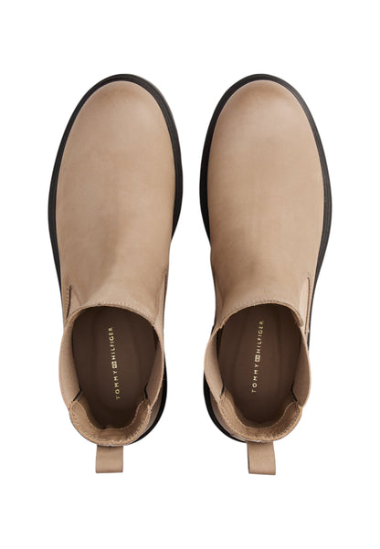 Stivaletti Chelsea Donna Tommy Hilfiger  Th Nubuck Cleated FW0FW09041
