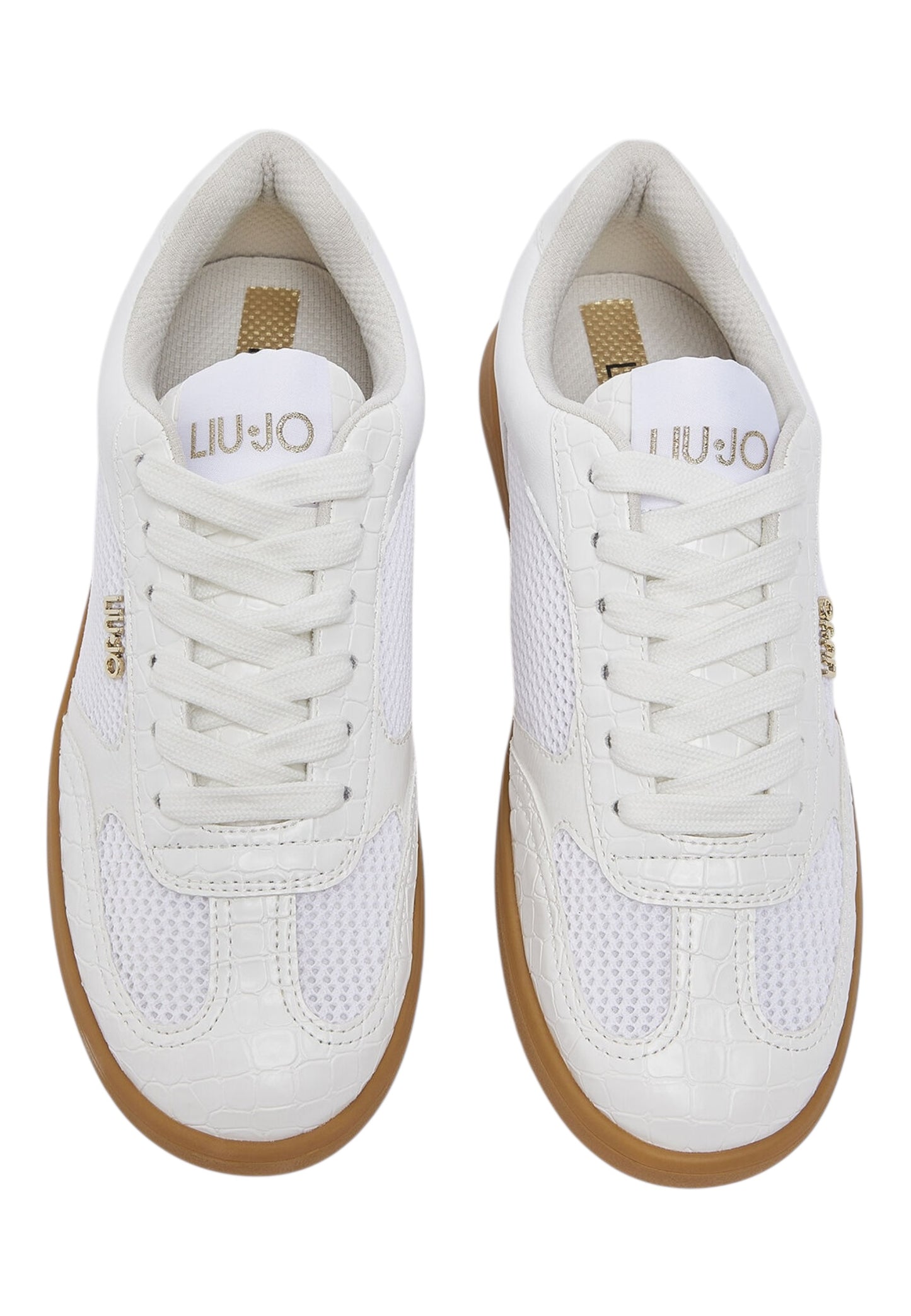 Sneakers Basse Donna Liu Jo In Stampa Cocco/Mesh Connor 01 BA6051EX335