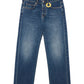 Jeans Boyfriend Fit Donna Roy Roger's Denim di cotone elasticizzato, lavaggio Stone 74 New Oskar RND492CE082906