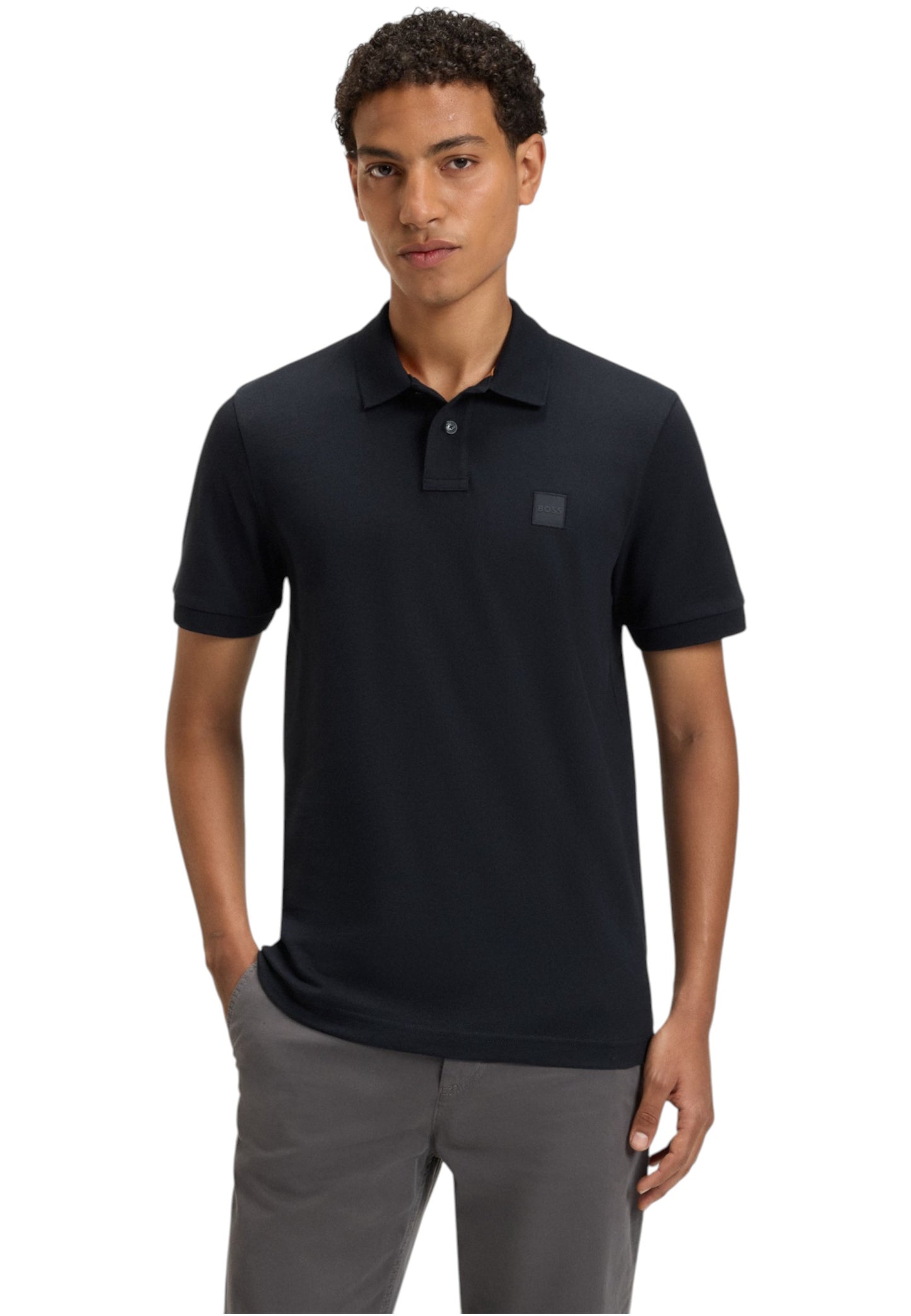 Polo Manica Corta Uomo Boss Con Toppa Con Logo Passenger 50507803