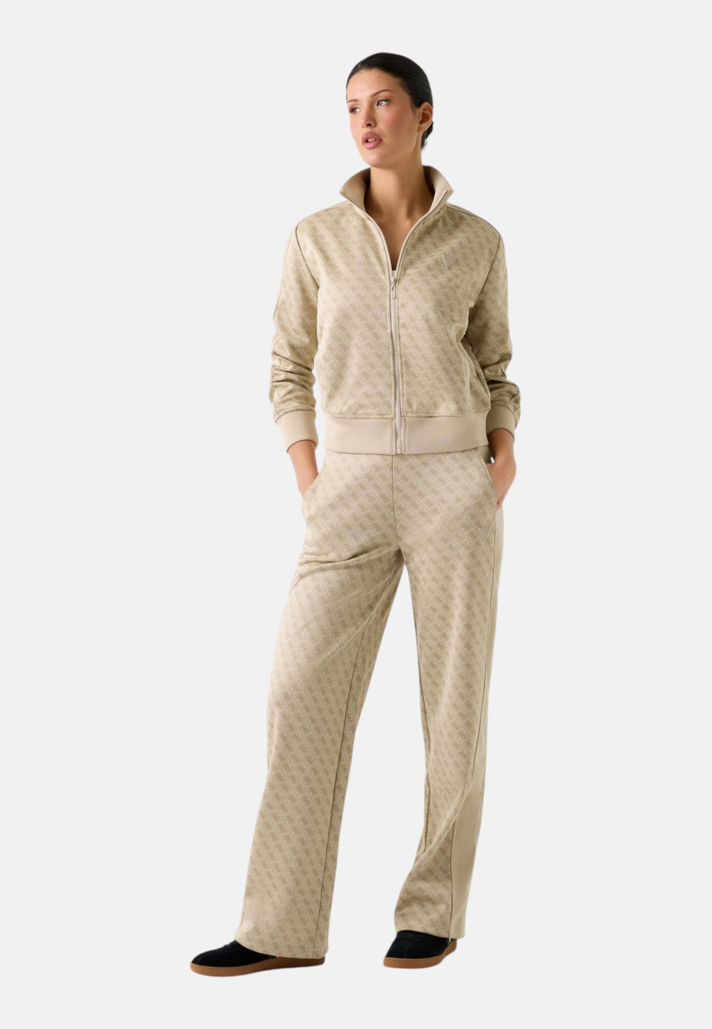 Pantaloni Tuta Donna Guess Wide Leg Maya 4G V6RB09K2042