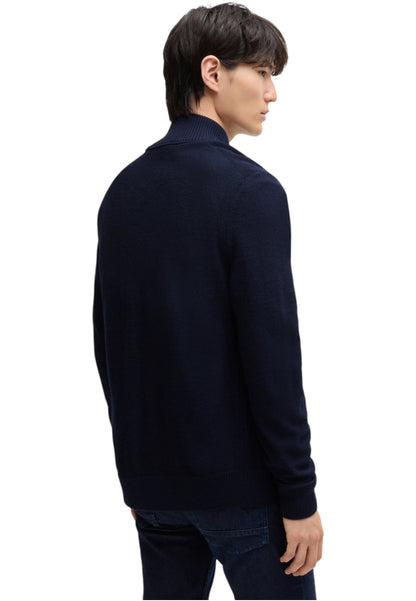 Maglione Collo Alto Uomo Boss Con Zip Avac 50501750