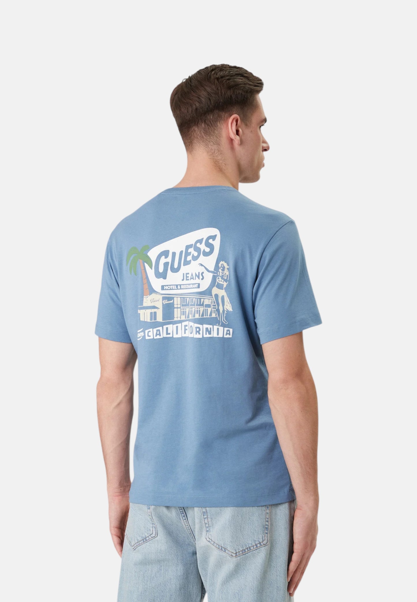 T-Shirt Manica Corta Uomo Guess  Gj West Coast Hotel M6GIC0K8HM0