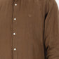 Camicia Manica lunga Uomo Liu Jo Collo Coreana In Lino  QA6205T4359