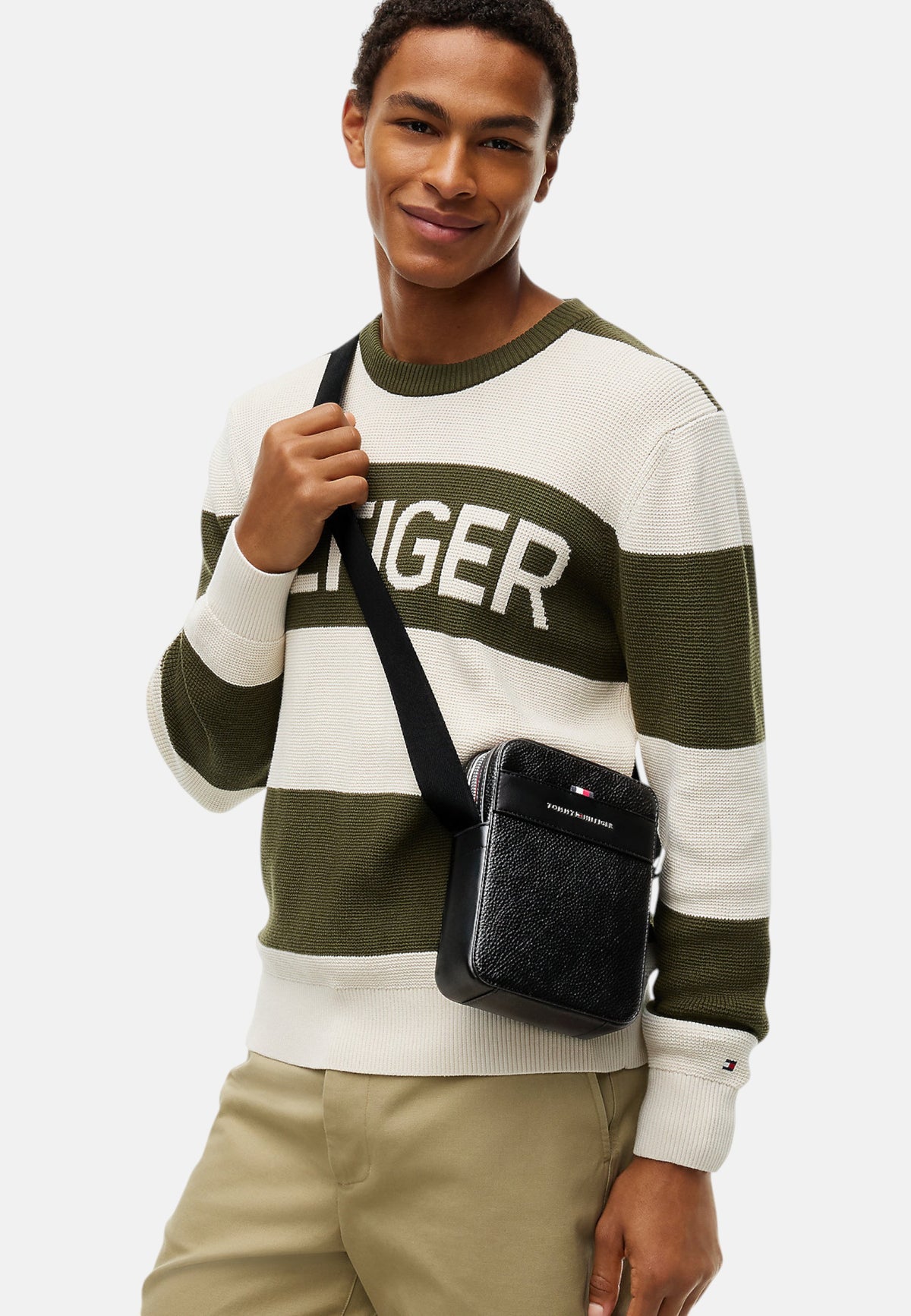 Borsa A Spalla Uomo Tommy Hilfiger Mini Reporter Th Central AM0AM14698