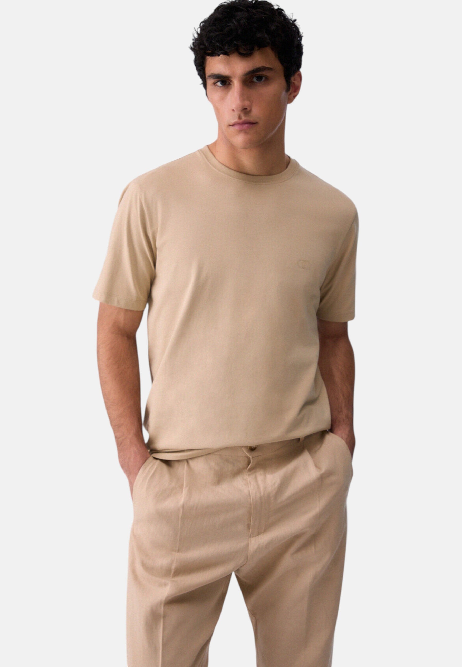 T-Shirt Manica Corta Uomo Liu Jo Basic Con Contrasto  QA6085J4997