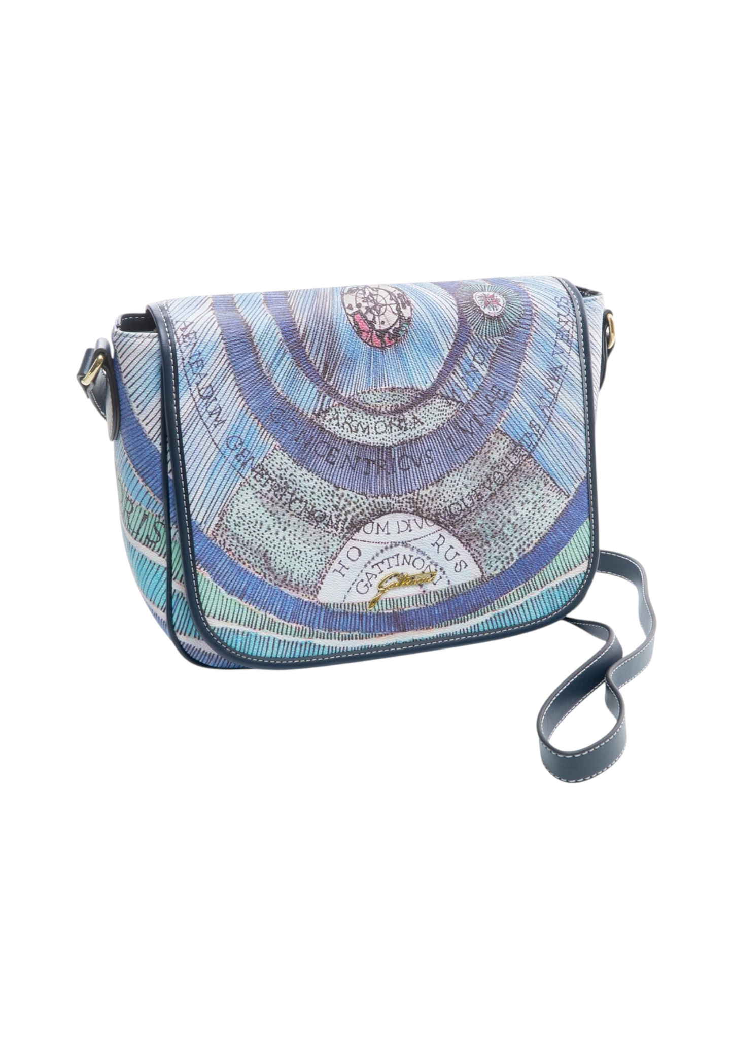 Borsa A Tracolla Donna Gattinoni Flap Bag Planetarium BIGPL6441WPQ