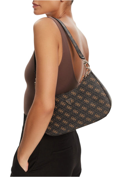 Borsa A Spalla Donna Guess Top Zip Shoulder Bag Noelle Ii HWQG9672180