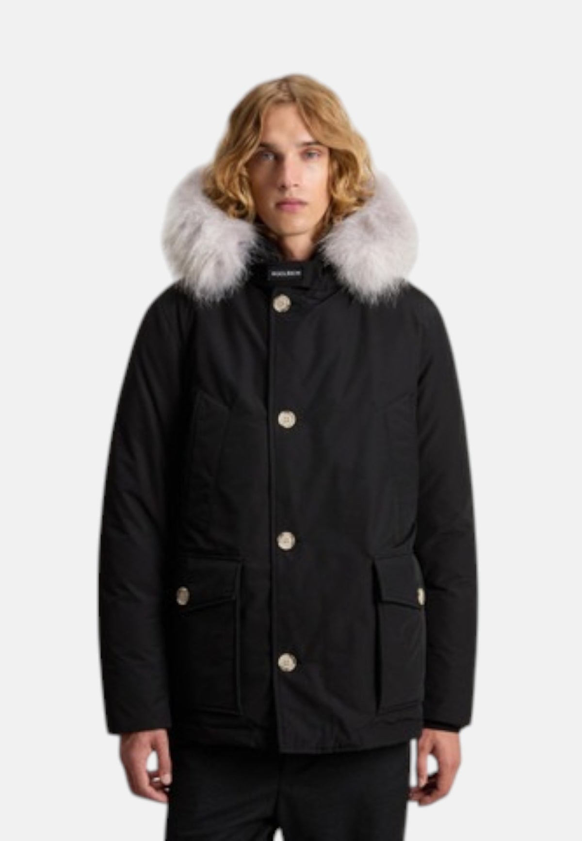 Giacca Invernale Uomo Woolrich  Arctic Detachable Fur Anorak CFWOOU0484MBUT0001