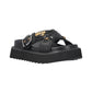 Sandali Bassi Donna Pinko In Nappa Intrecciata Con Anelli Metallici Kate 09 SD0537P003