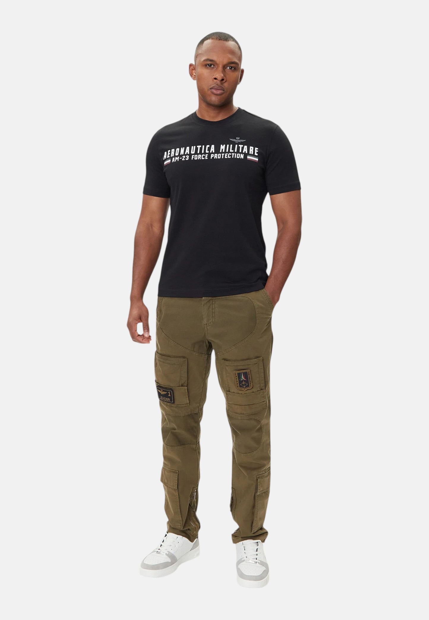 T-Shirt Manica Corta Uomo Aeronautica Militare Con Scritta Aeronautica Militare  261TS1942UJ00538