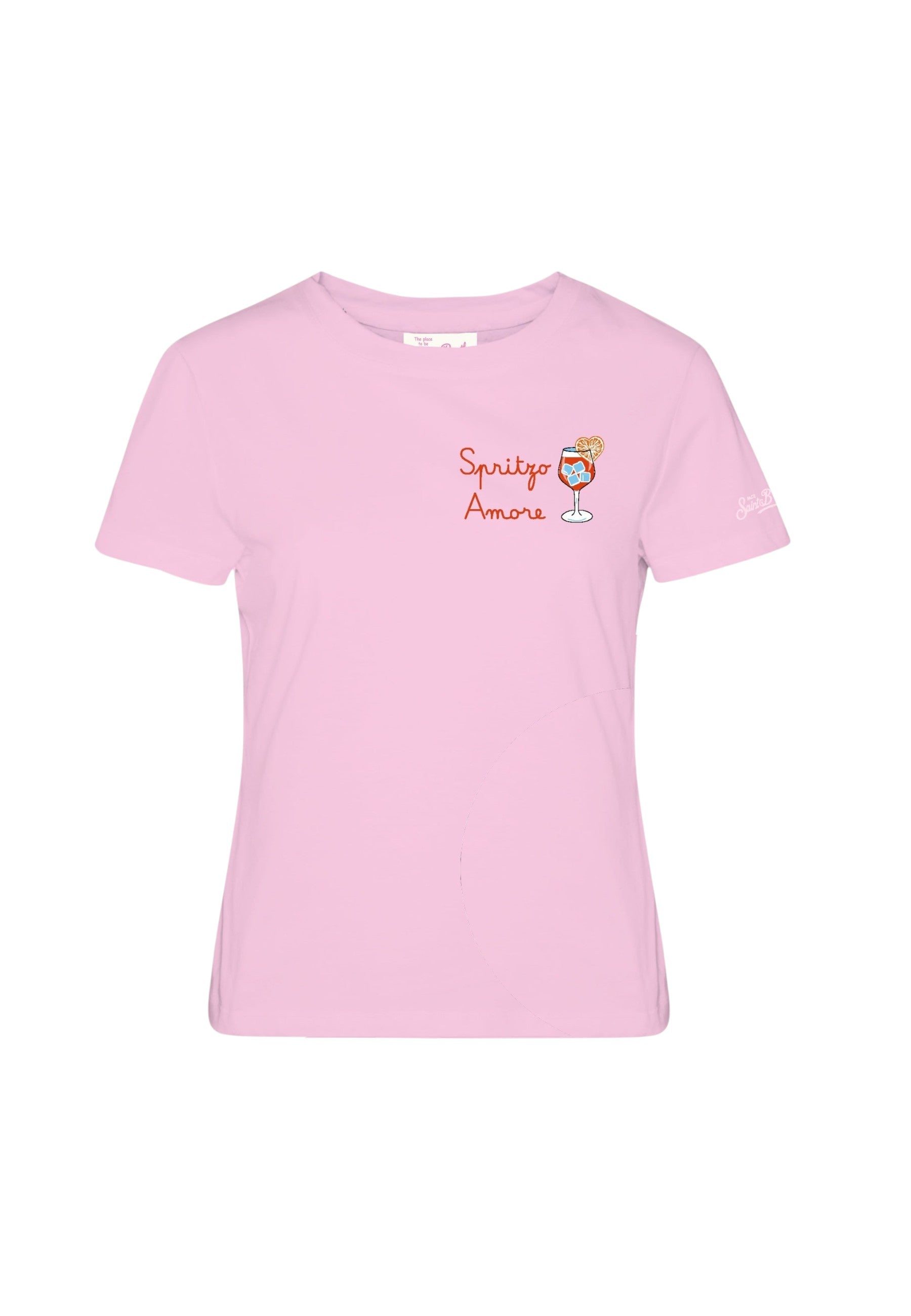 T-Shirt Manica Corta Donna Mc2 Saint Barth Spritzo Amore Emb Emilie EMI0001
