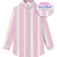 Camicia Manica lunga Donna Mc2 Saint Barth Beach Stripes Brigitte BRIG001