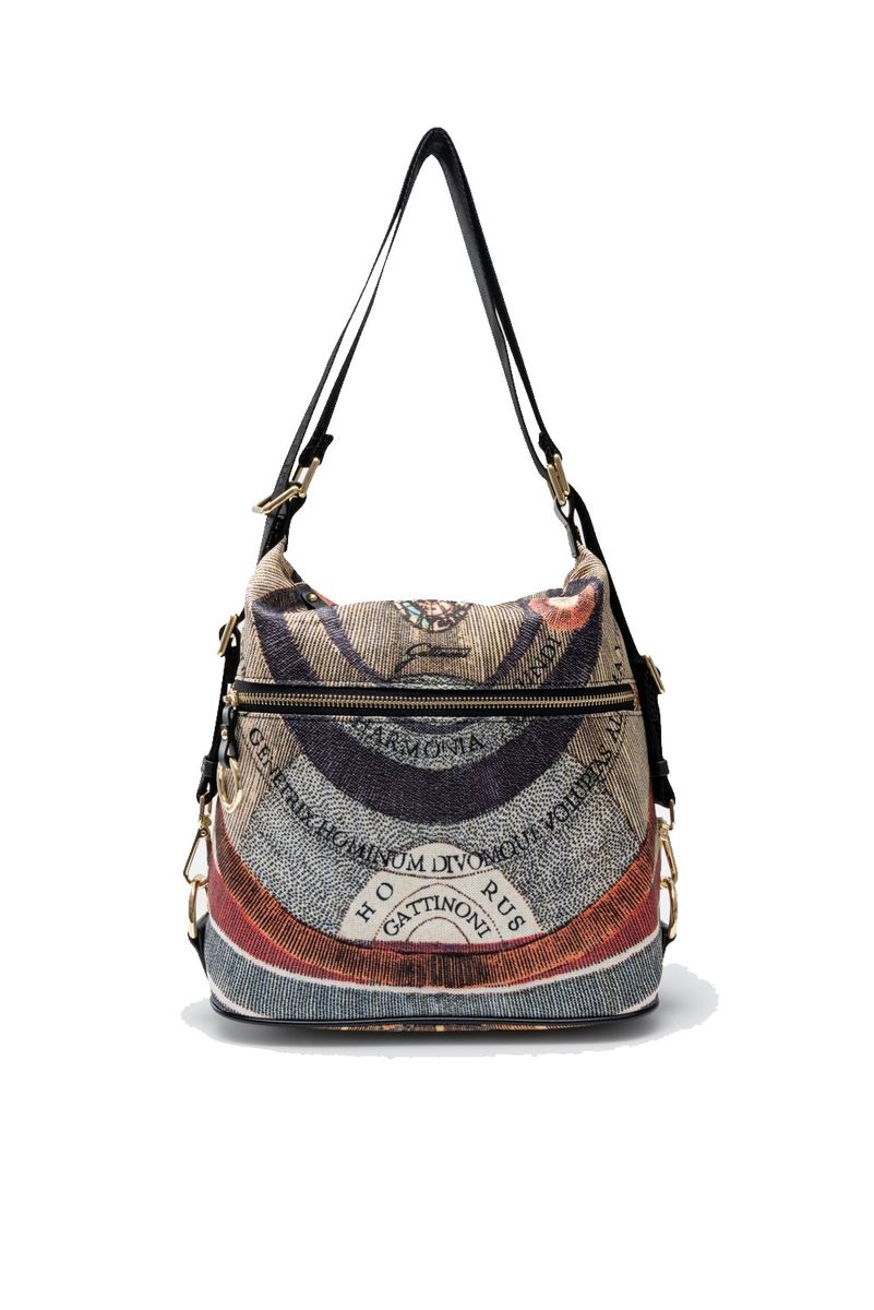 Zaino A Spalla Donna Gattinoni Convertibile Hobo Maya BEGMX6686WIL