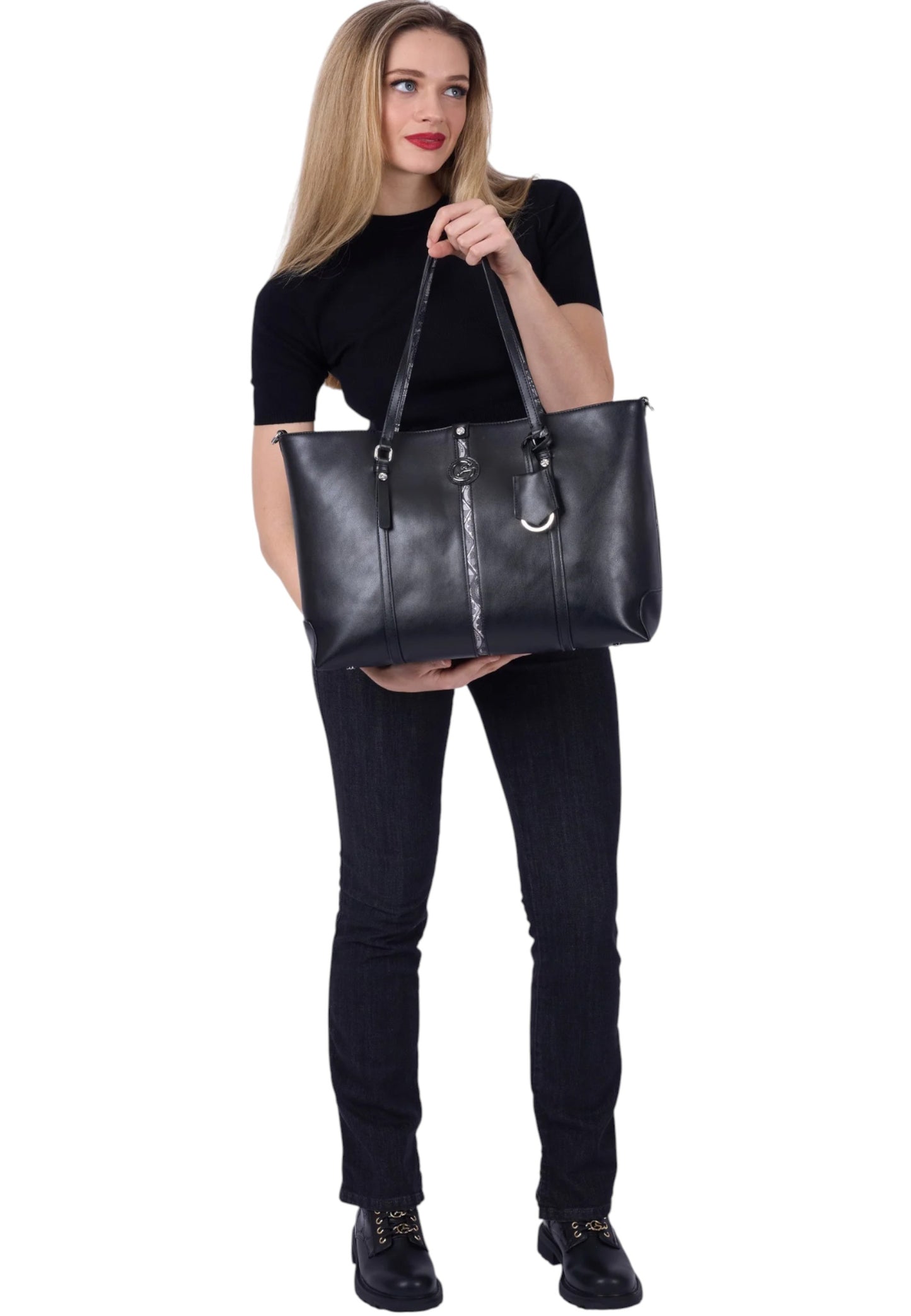 Borsa A Spalla Donna Gattinoni Medium Shopping Esther BEN2E8580WVW