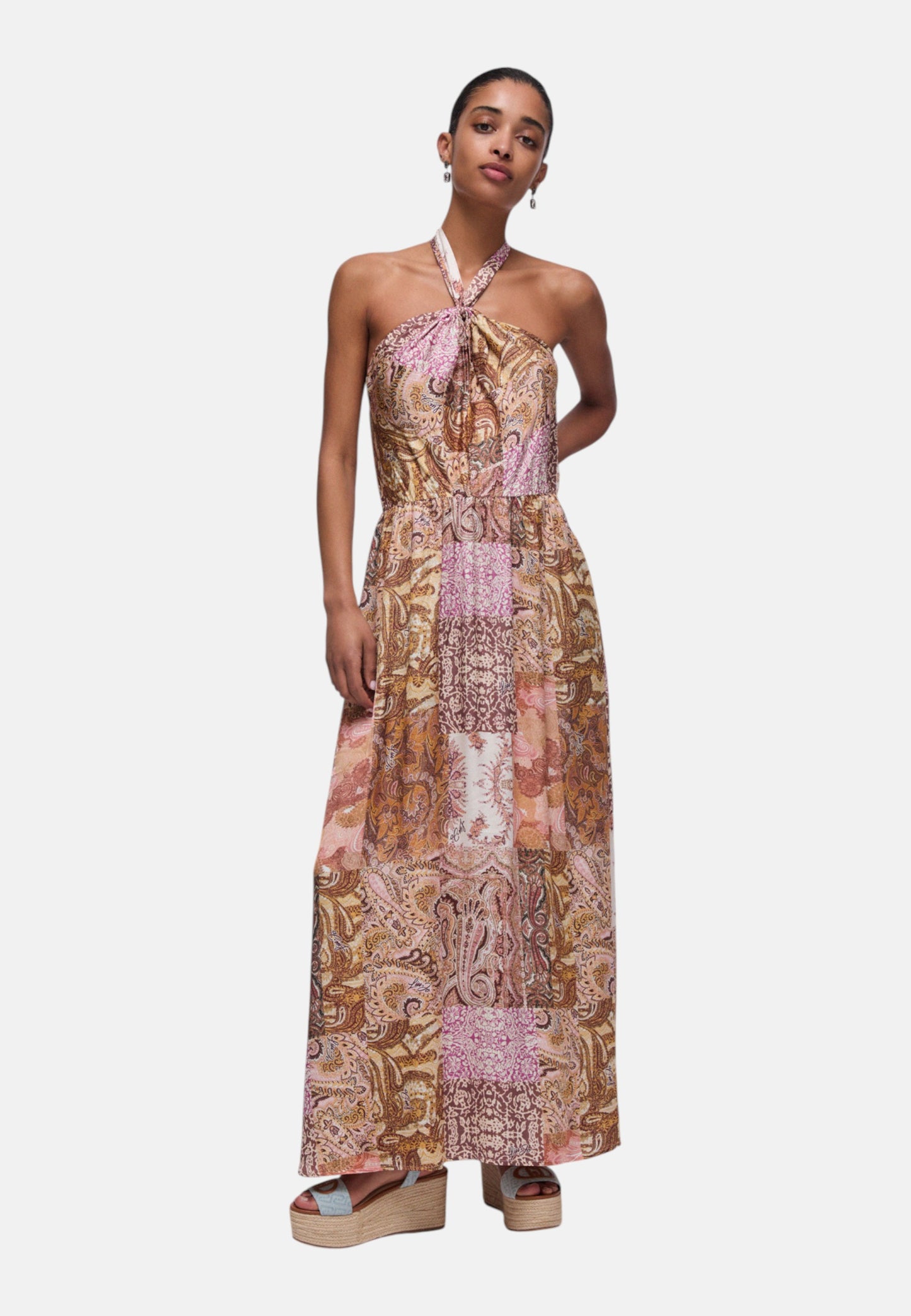 Vestito  Donna Liu Jo Tessuto Navetta Stampa All Over Eco Line VA6070TS124