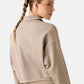 Felpa Con Zip Donna Guess Crop Annie V6RQ17KD822