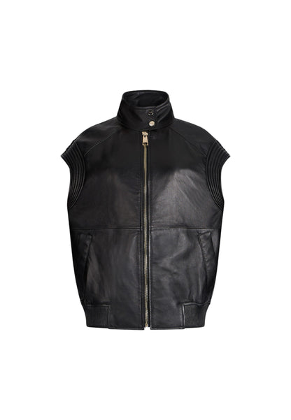Gilet  Donna Liu Jo Oversize In Pelle  CF5163P0379