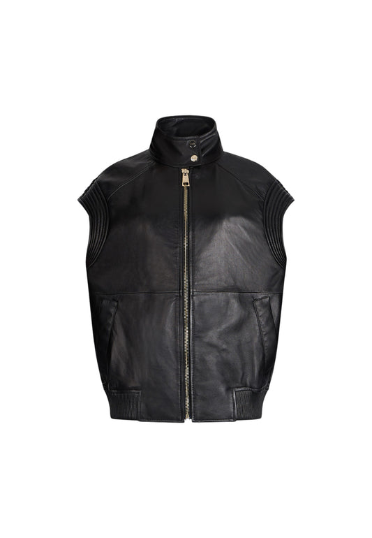 Gilet  Donna Liu Jo Oversize In Pelle  CF5163P0379