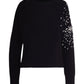 Maglione Scollo A Barca Donna Liu Jo Con Strass  CF5150MA74Q