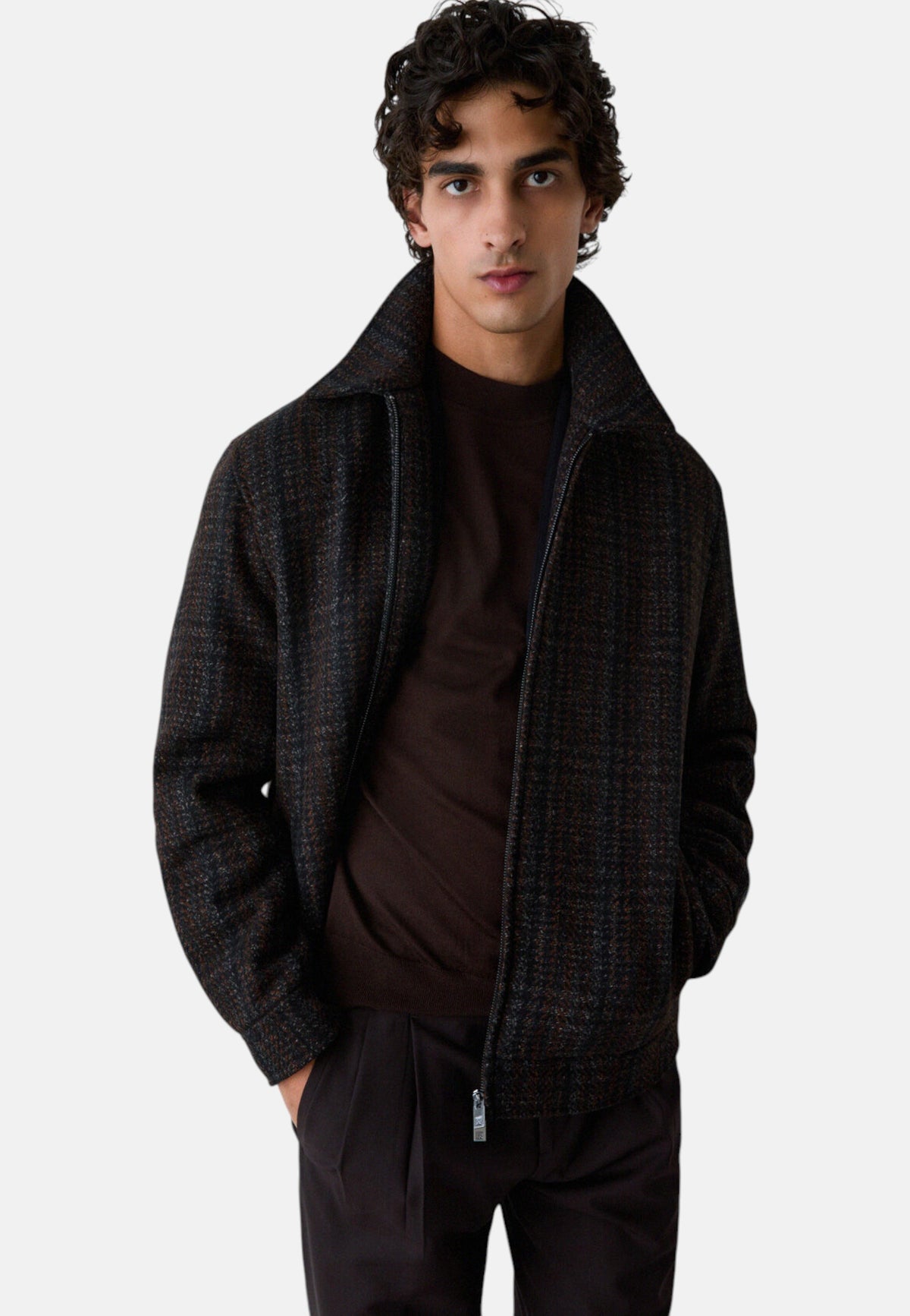 Giacca Invernale Uomo Liu Jo Overshirt A Quadri Tartan  QF6223T873A