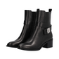 Stivaletti Tronchetti Donna Liu Jo In Pelle Con Tacco A Blocco E Cinturino Gioiello Janice 03 SF6055P0102