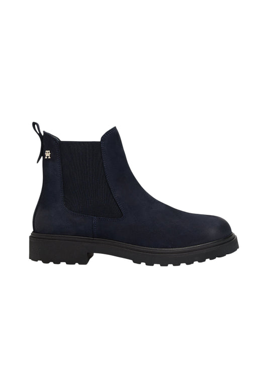 Stivaletti Chelsea Donna Tommy Hilfiger  Th Nubuck Cleated FW0FW09041