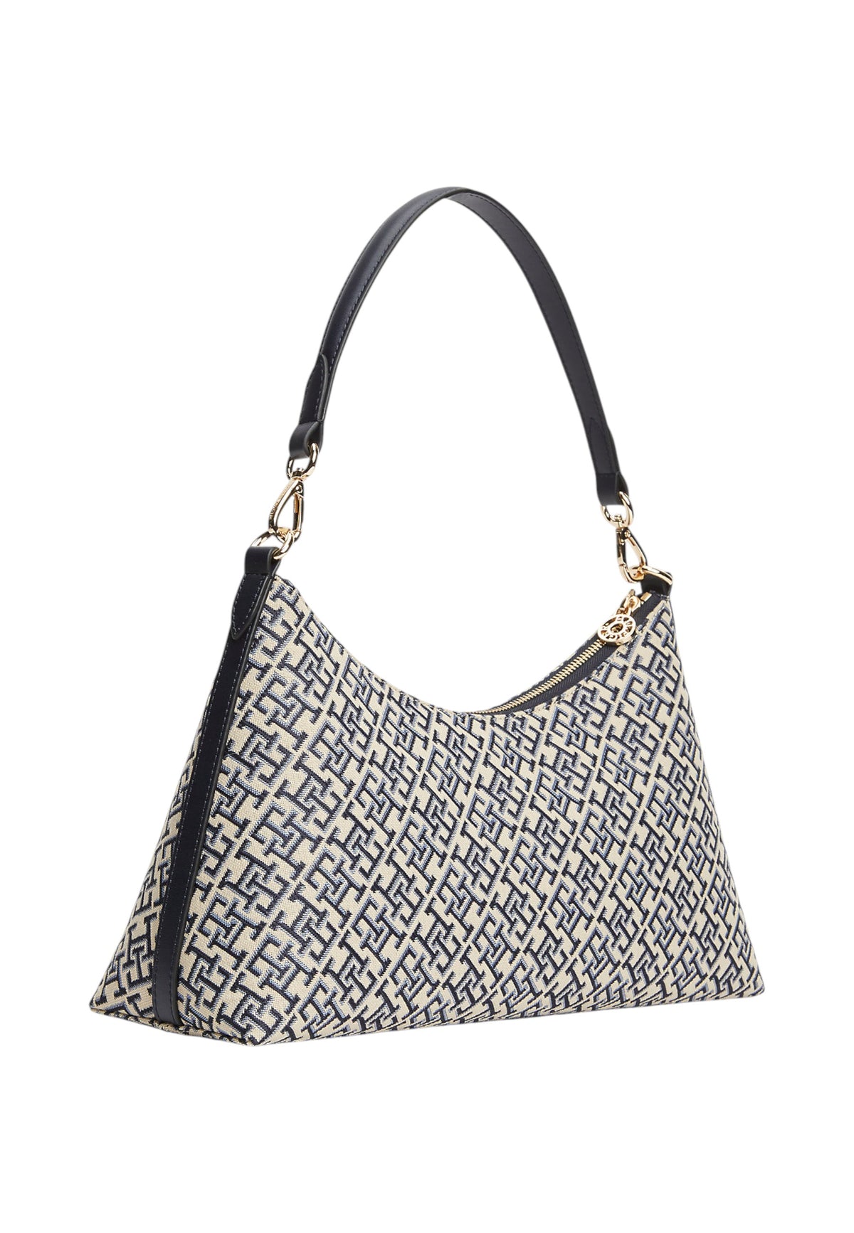 Borsa A Spalla Donna Tommy Hilfiger Shoulder Bag Jacquard Th Icon AW0AW18907
