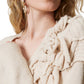 Cardigan  Donna Twinset In Maglia Con Motivo Rouches  242TP3300