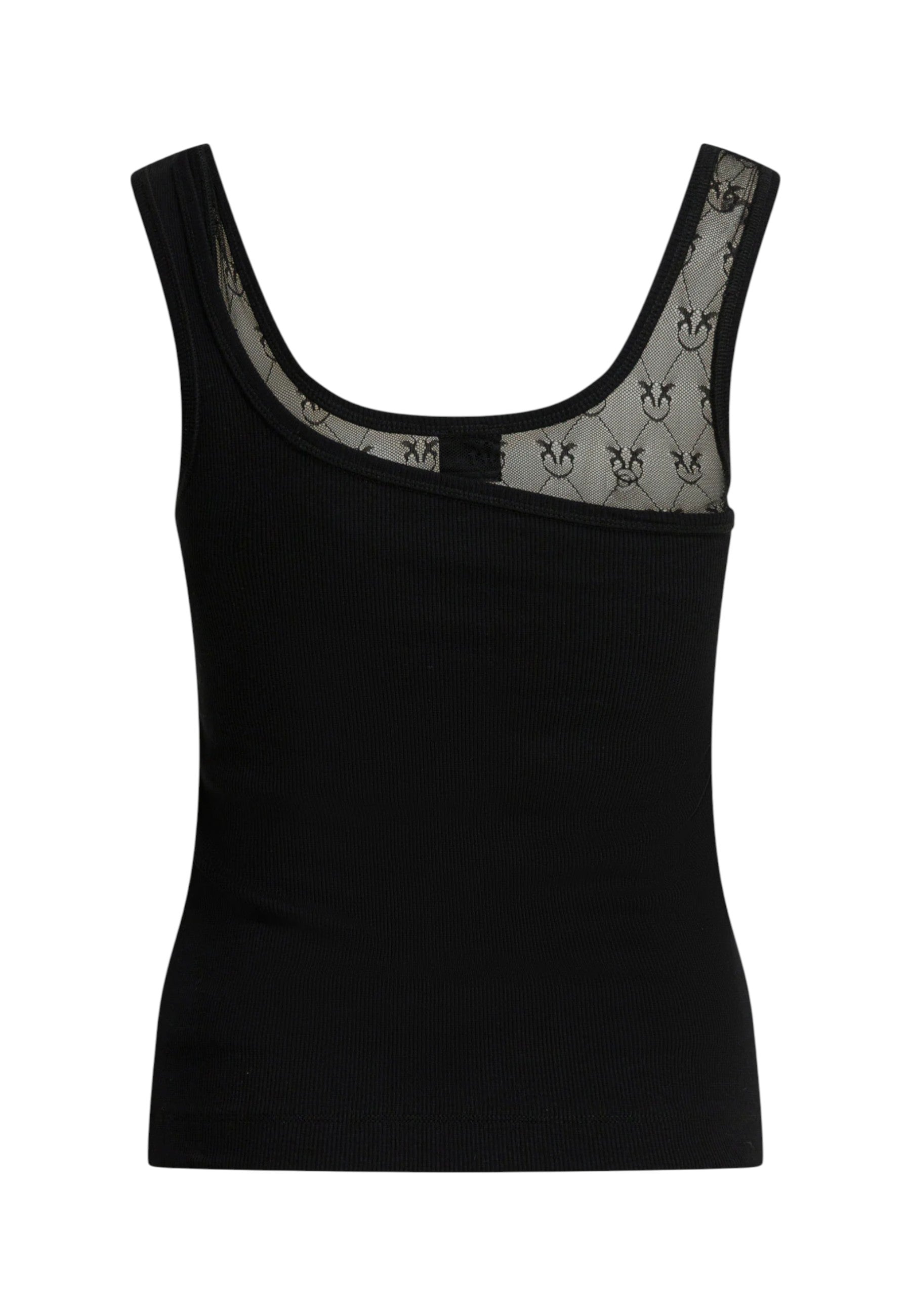 Canotta  Donna Pinko Con Pizzo Logo Love Birds Cupboard 106461A362