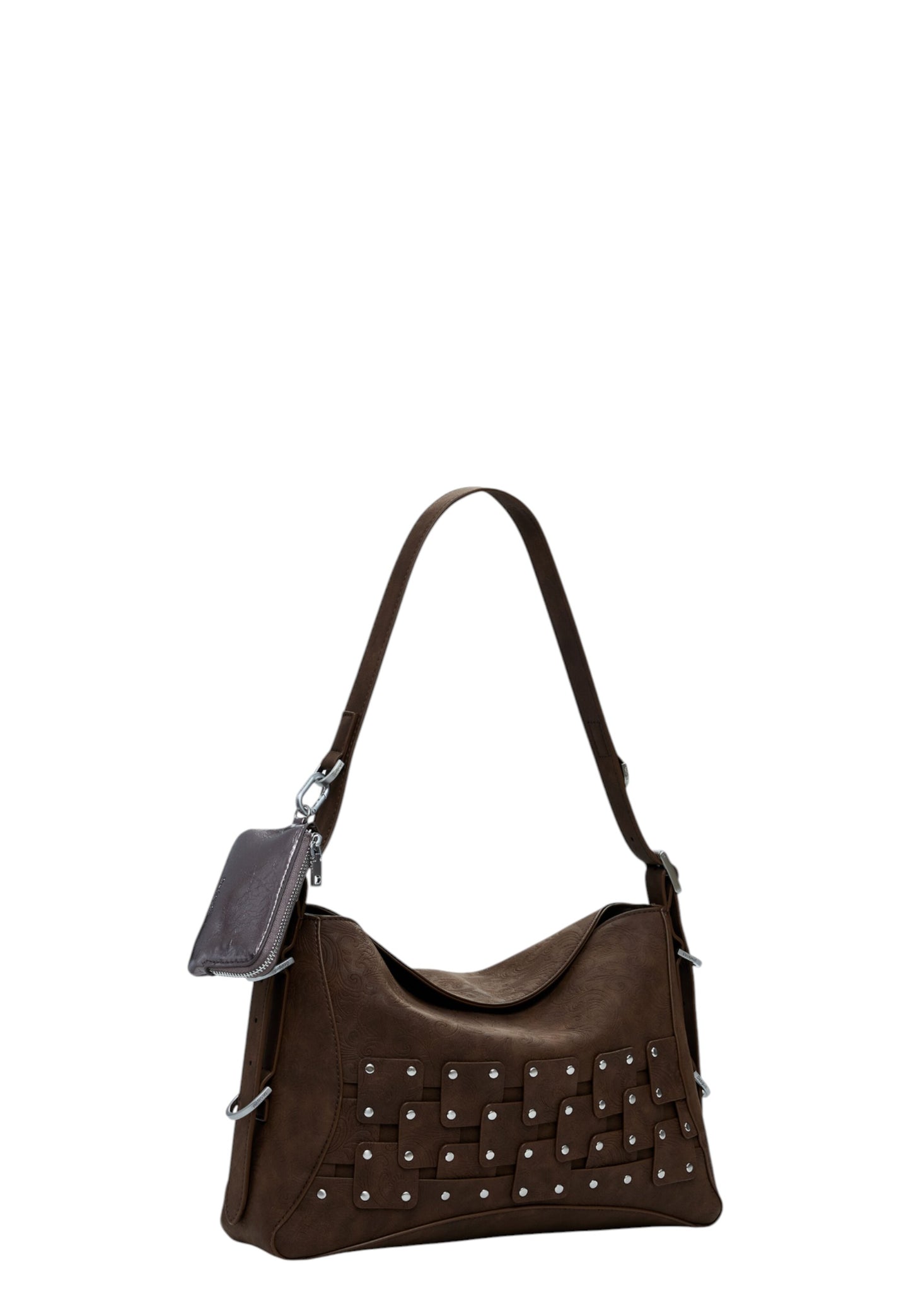 Borsa A Spalla Donna Desigual  New Patch 2 Choco 25WAXPBP