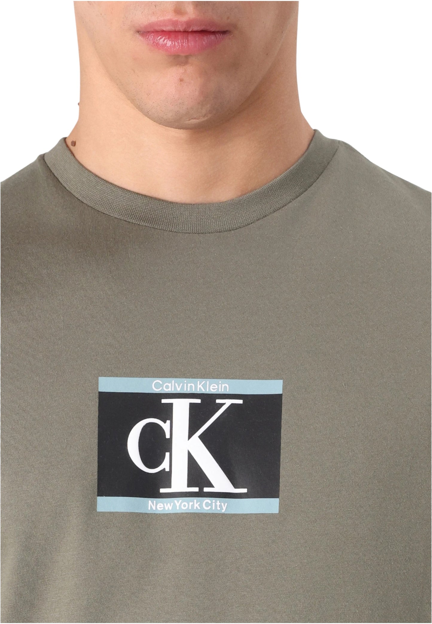T-Shirt Manica Corta Uomo Calvin klein  30S Eu Sp Ck Box LV04RC854G
