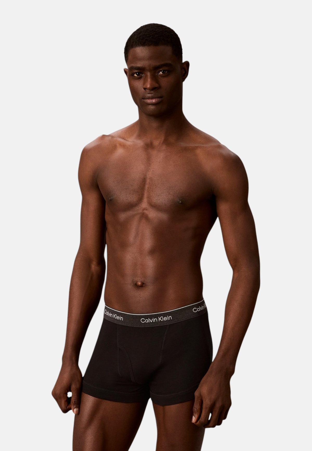 Boxer Set Uomo Calvin klein Confezione 3 Pezzi, Vita Elastica Logata, Vestibilit� Aderente  000NB4002A
