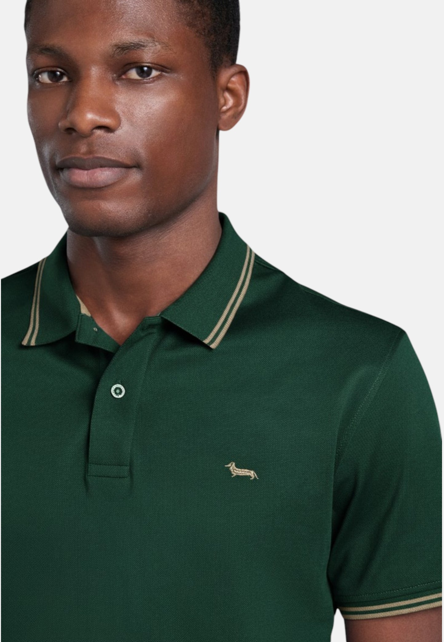 Polo Manica Corta Uomo Harmont & Blaine Con Righini A Contrasto  LNQ010021148
